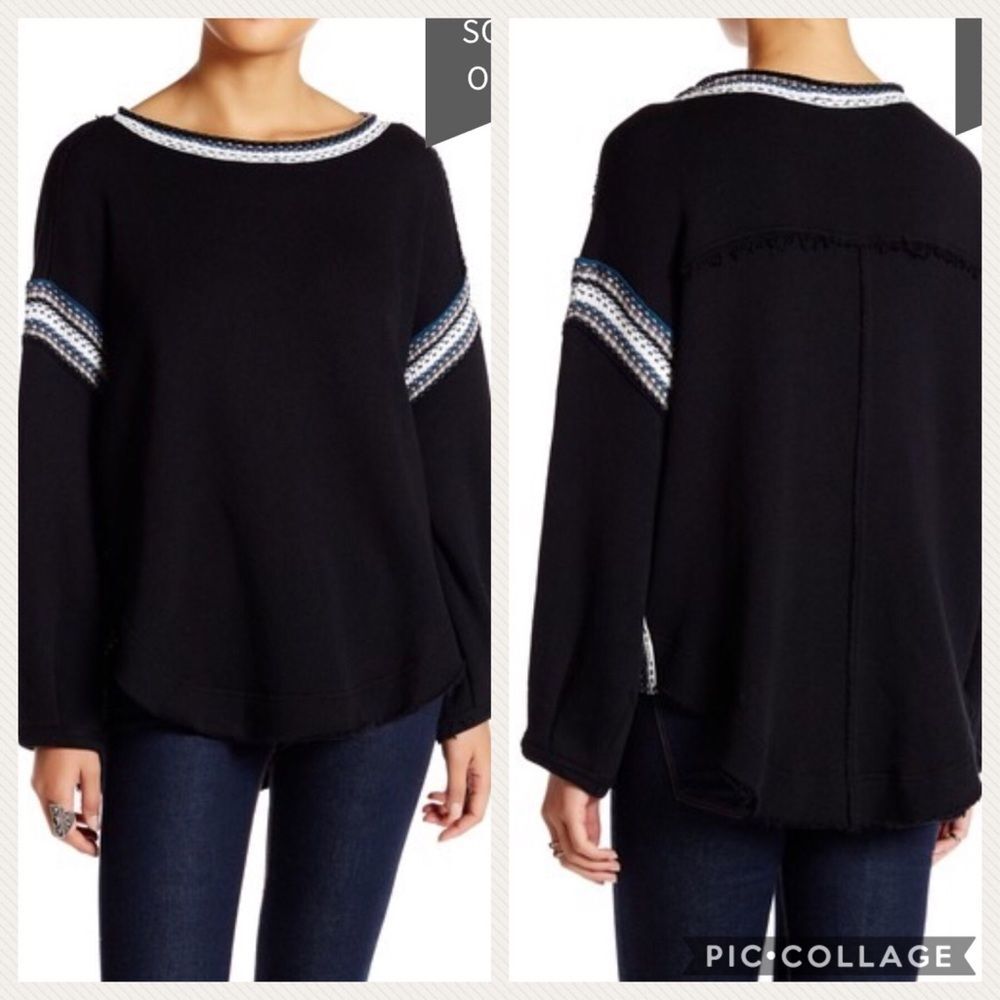 Free People Trudy Pullover Oversized Sweater Sz XS